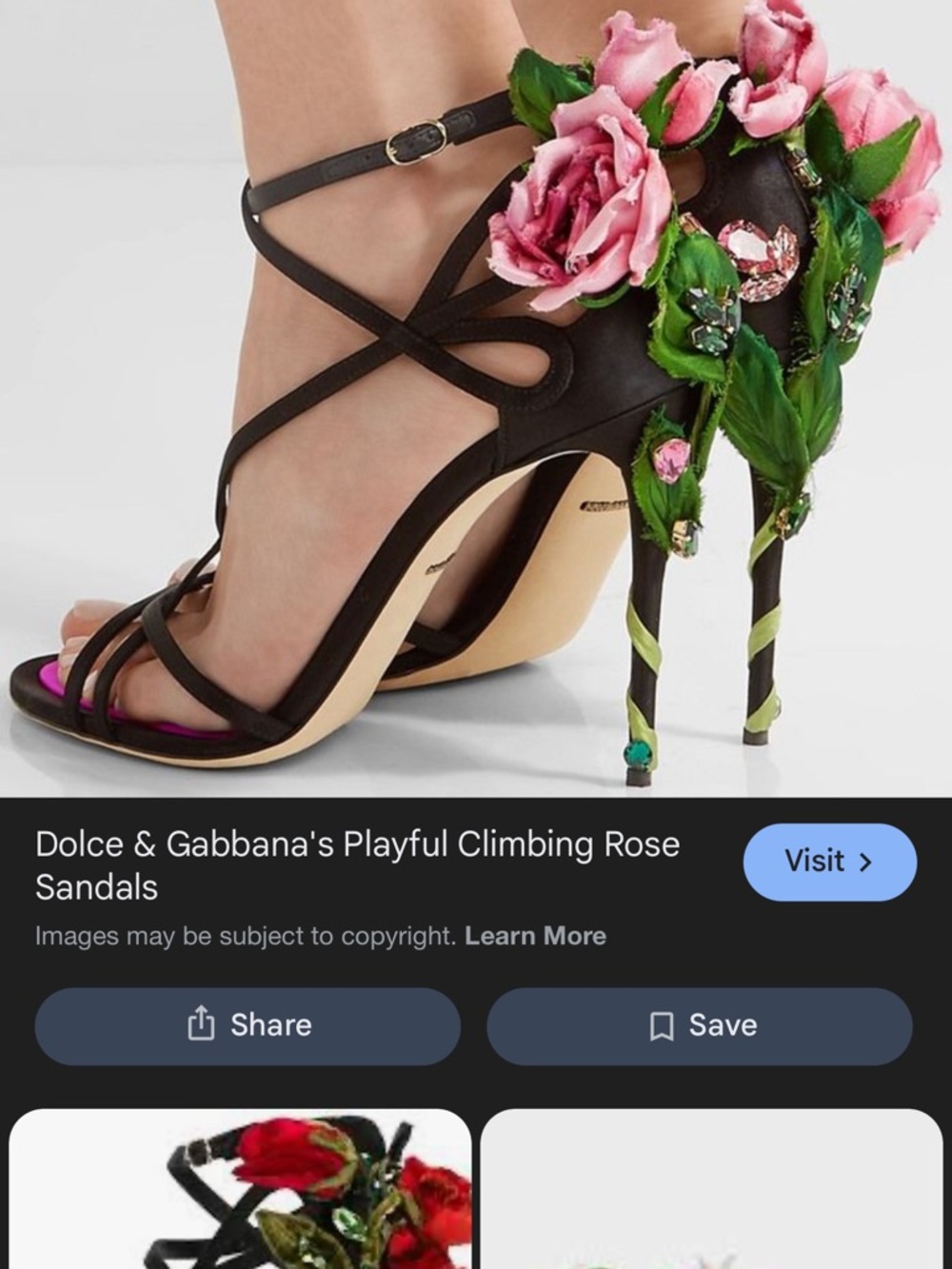 *RARE* Dolce & Gabbana Kiera Pink Rose Heel - Picture 12 of 12